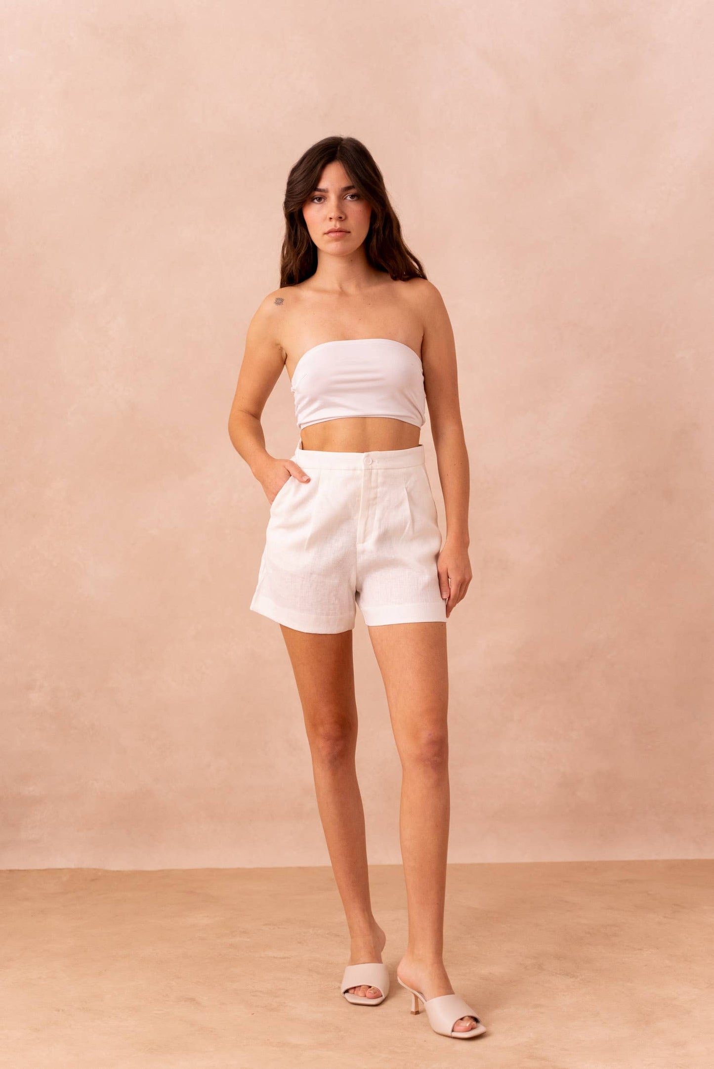 Lina - Shorts aus hochwertigem Leinen