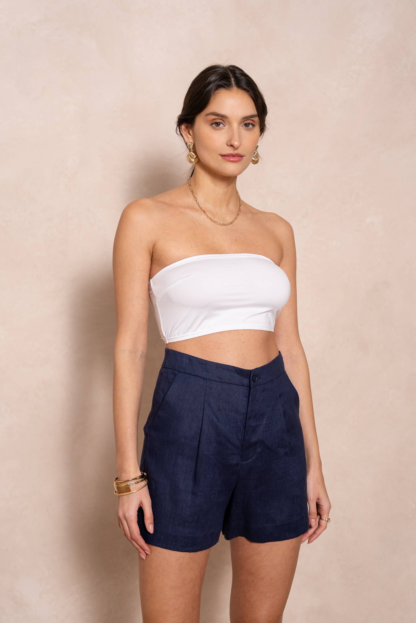 Lina - Shorts aus hochwertigem Leinen
