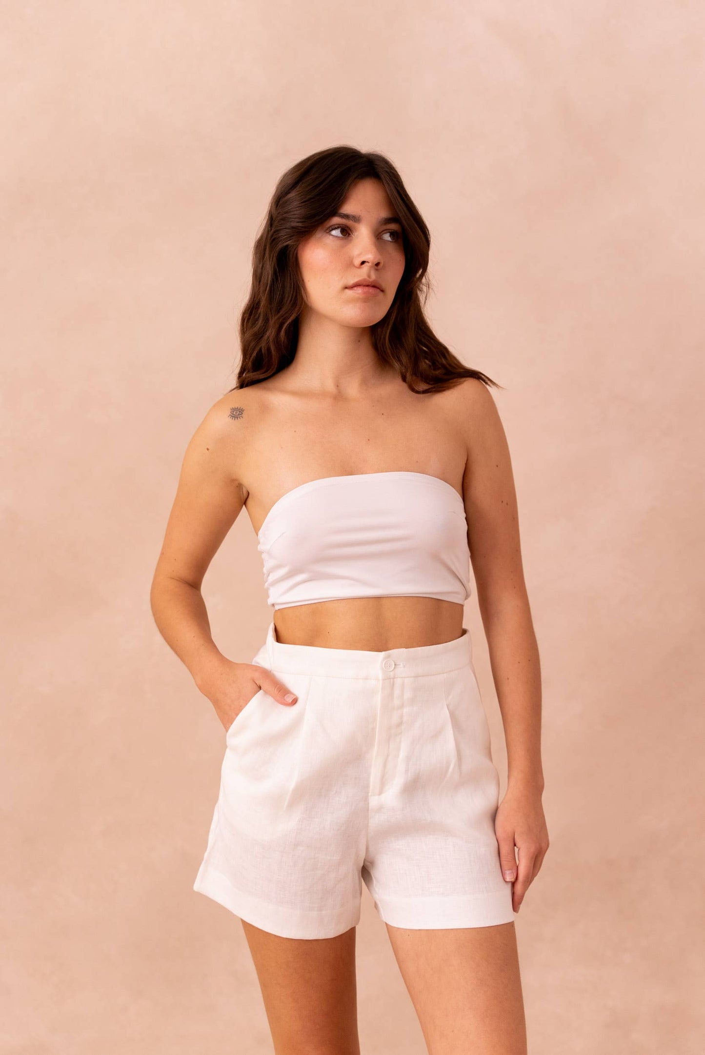 Lina - Shorts aus hochwertigem Leinen