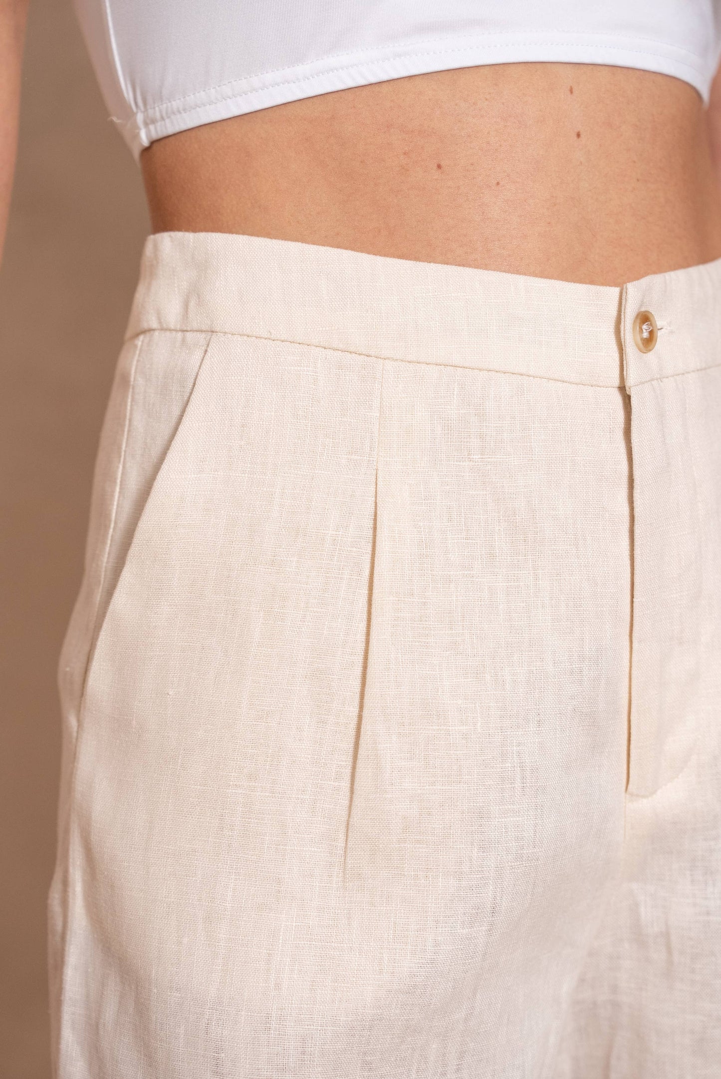 Lina - Shorts aus hochwertigem Leinen