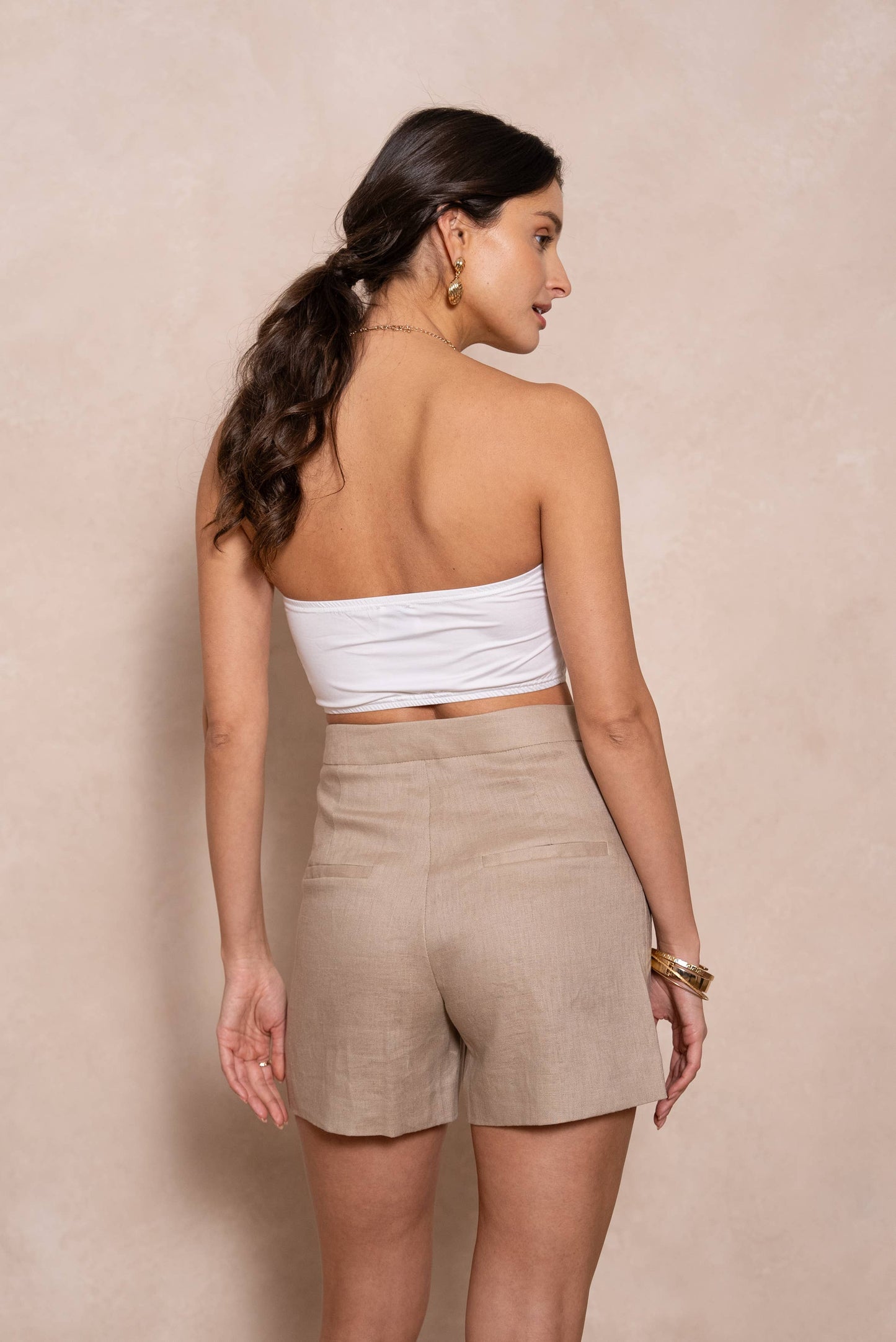 Lina - Shorts aus hochwertigem Leinen