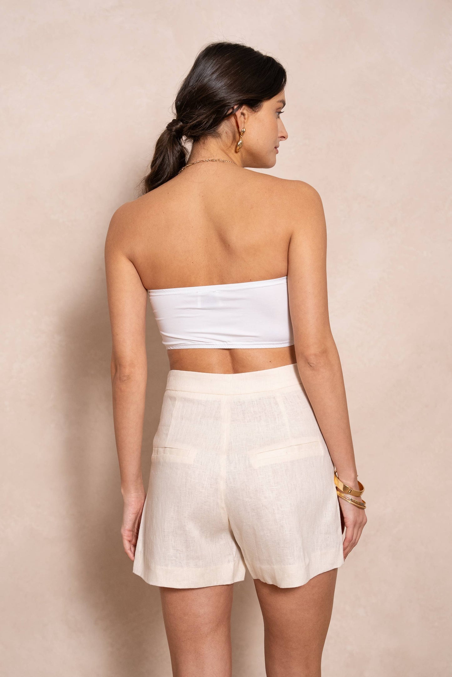 Lina - Shorts aus hochwertigem Leinen