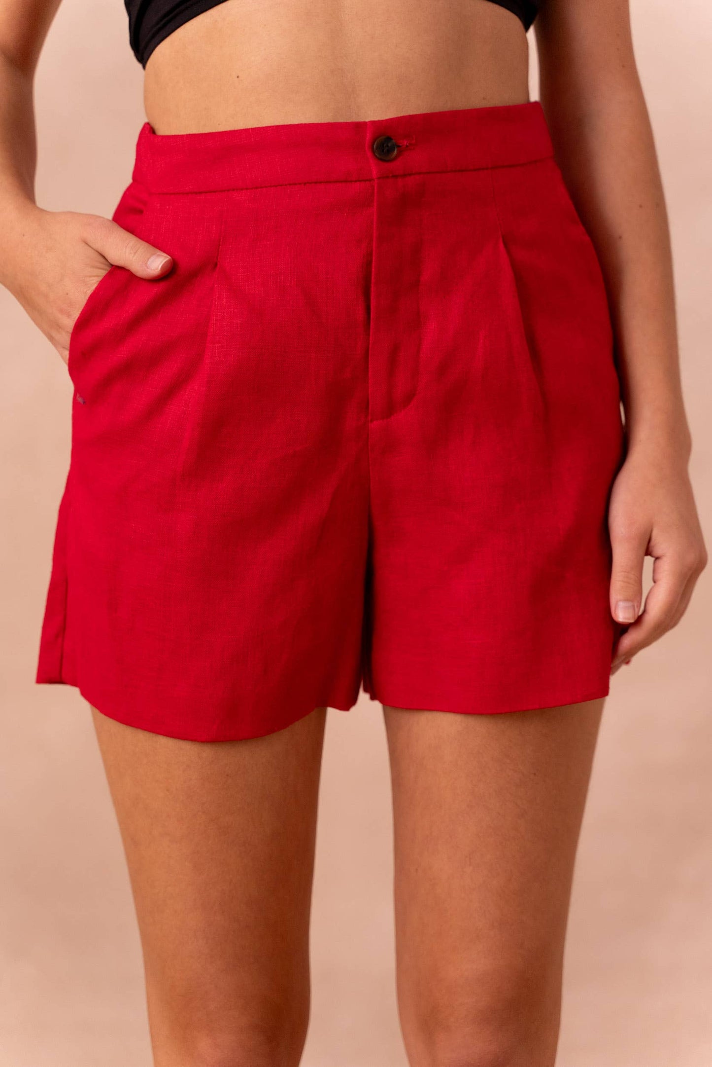 Lina - Shorts aus hochwertigem Leinen