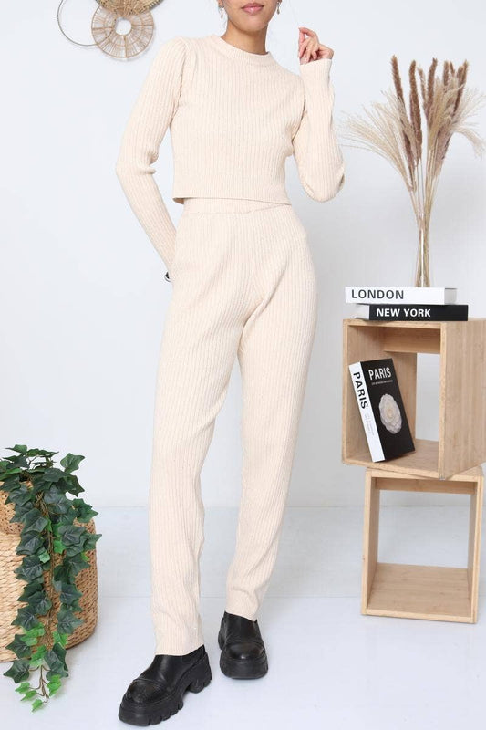 Linéa Set - Langarm-Top und Hose