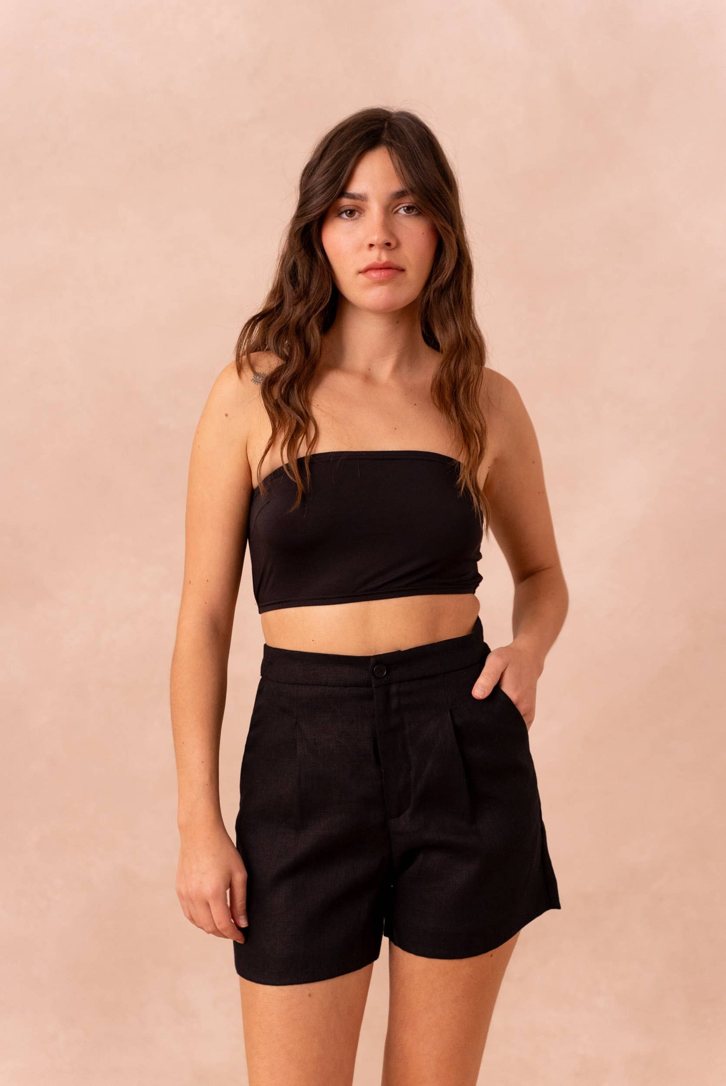 Lina - Shorts aus hochwertigem Leinen