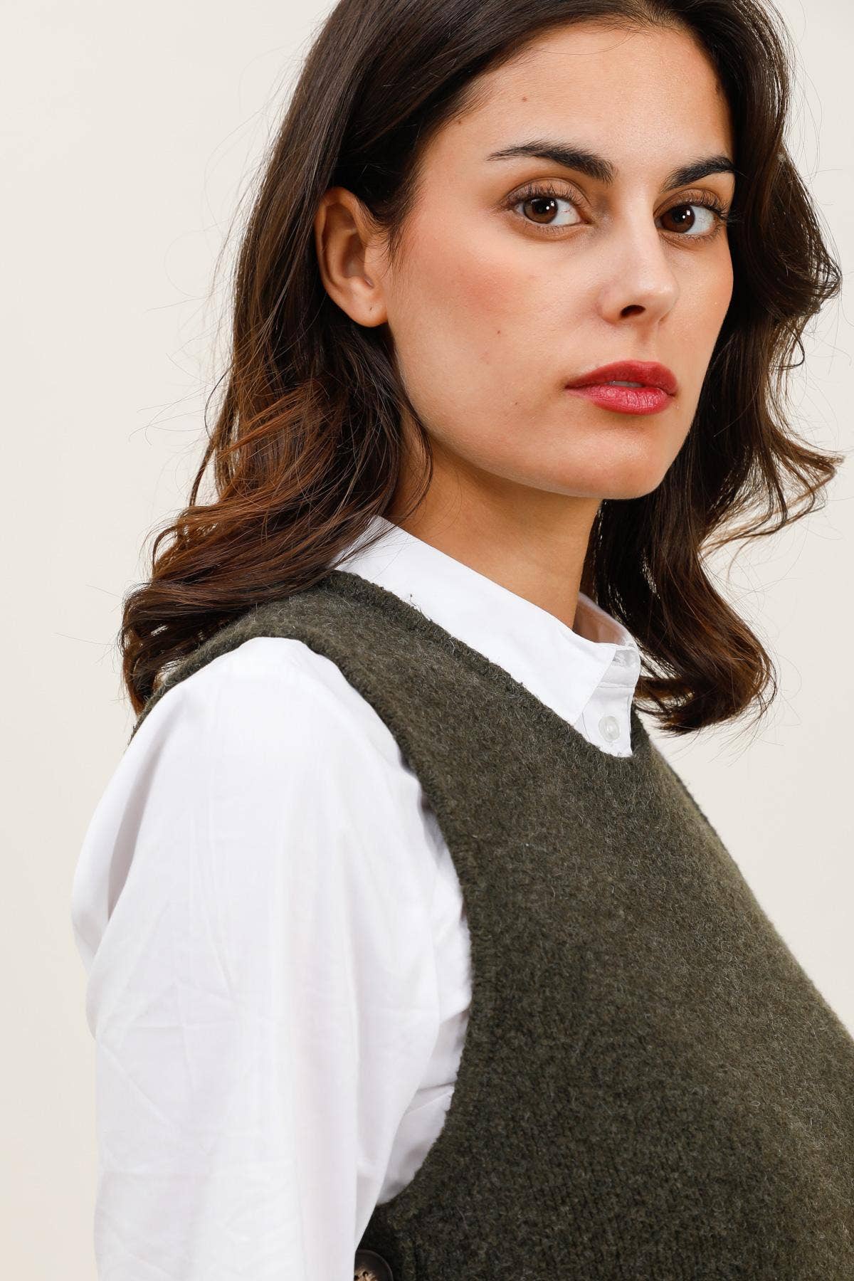 Eira - Ärmelloses Strickkleid