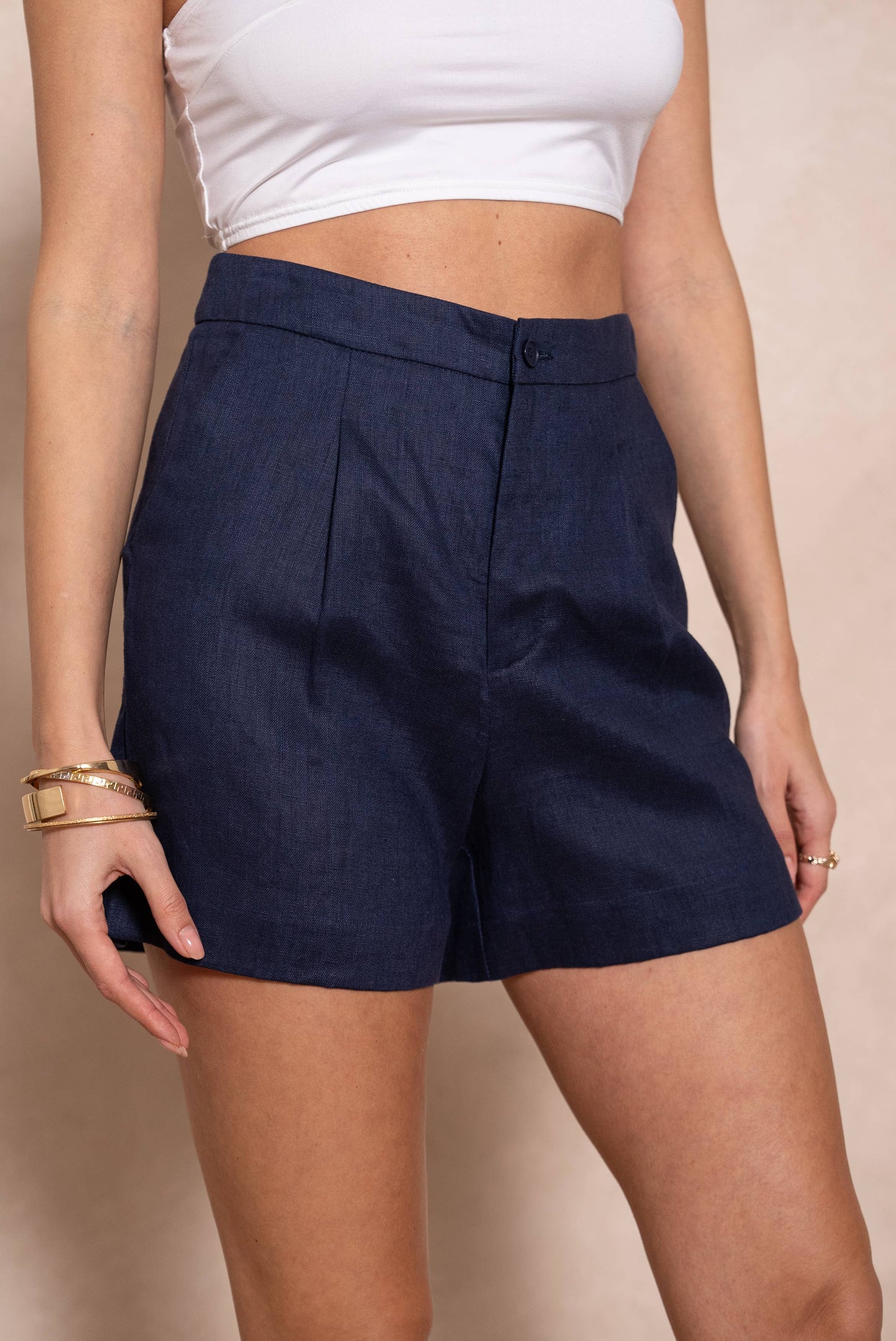Lina - Shorts aus hochwertigem Leinen