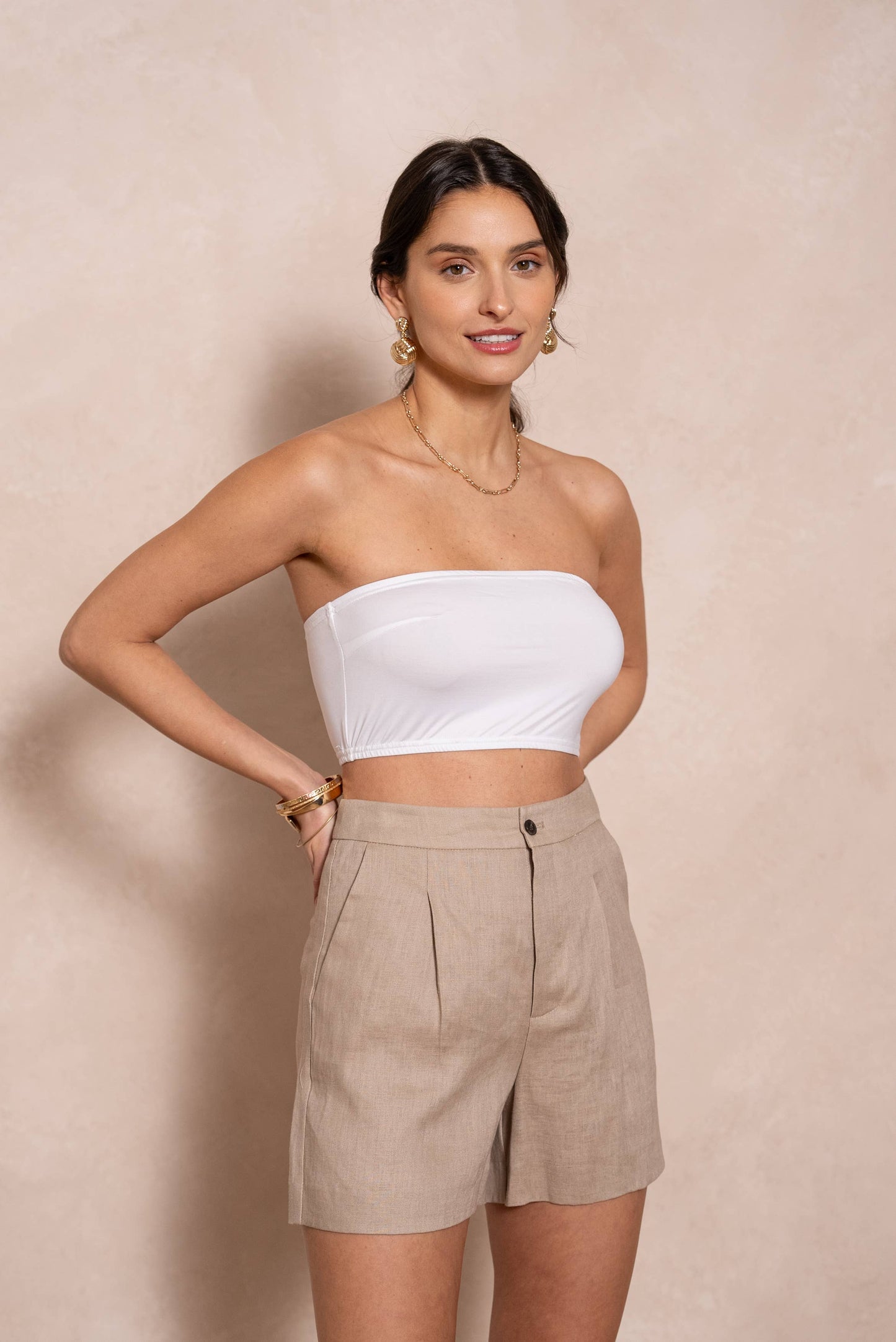 Lina - Shorts aus hochwertigem Leinen